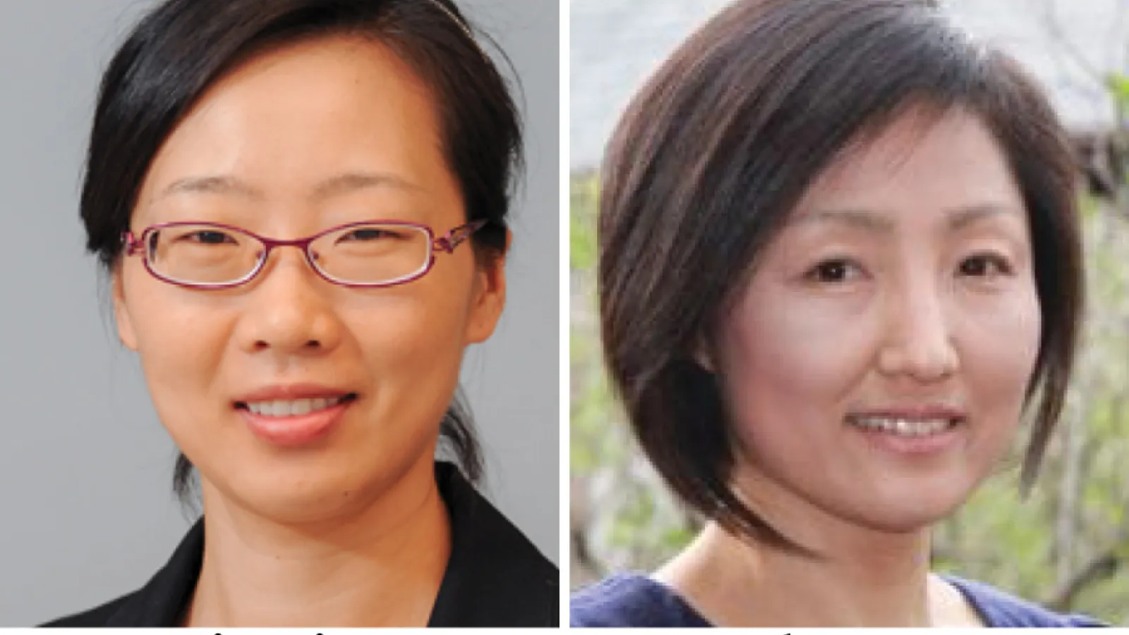 Headshots: Dr. Xia Ning, Dr. Yoonkyung Lee